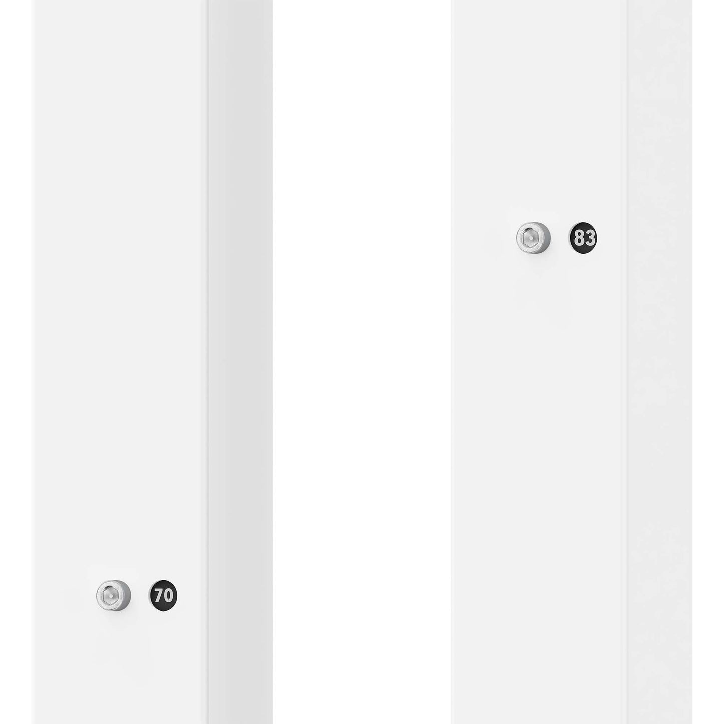 One H desk | Manually height adjustable, 1400 x 800 mm, white