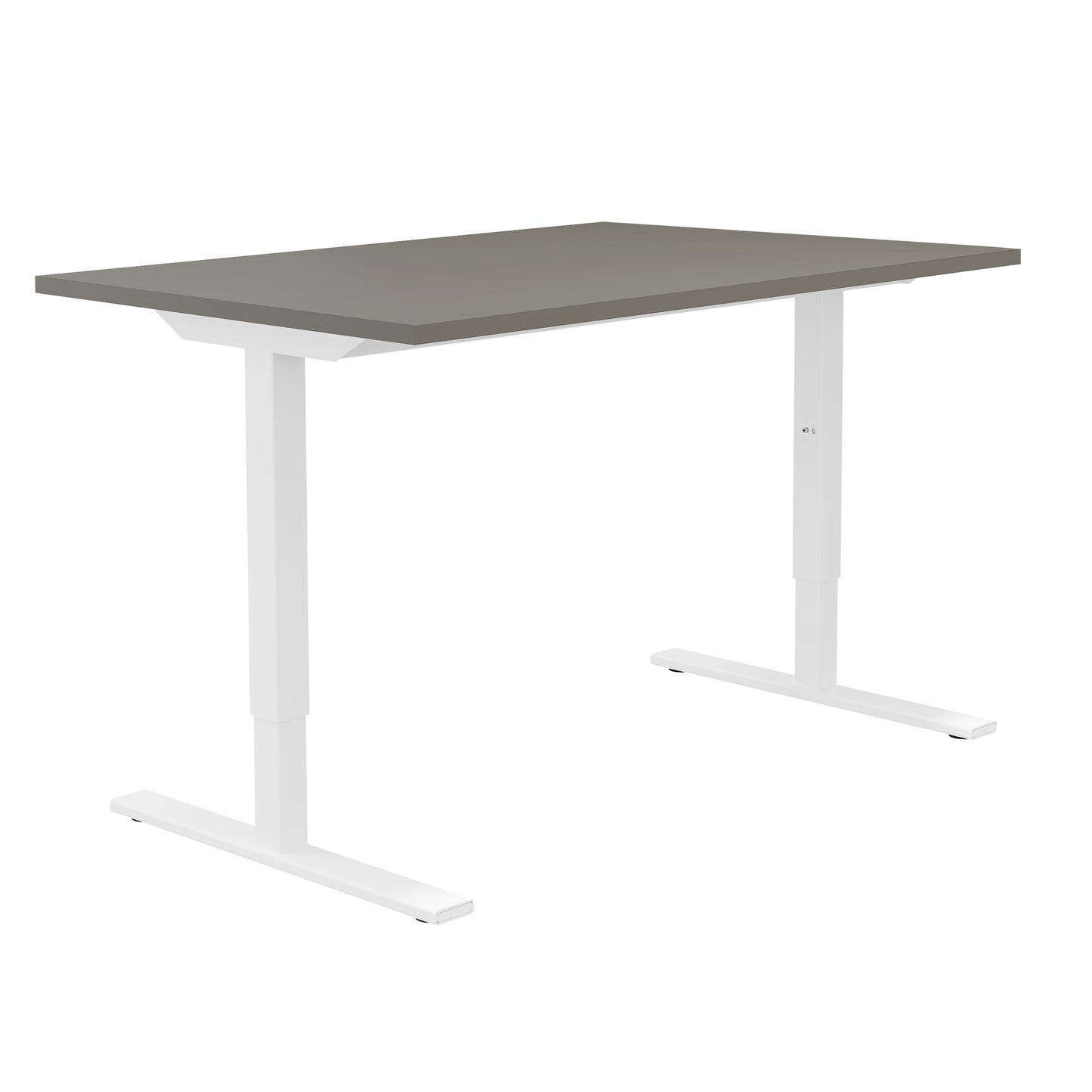 ONE H Desk | Manually height adjustable, 1400 x 800 mm, Cubanite gray