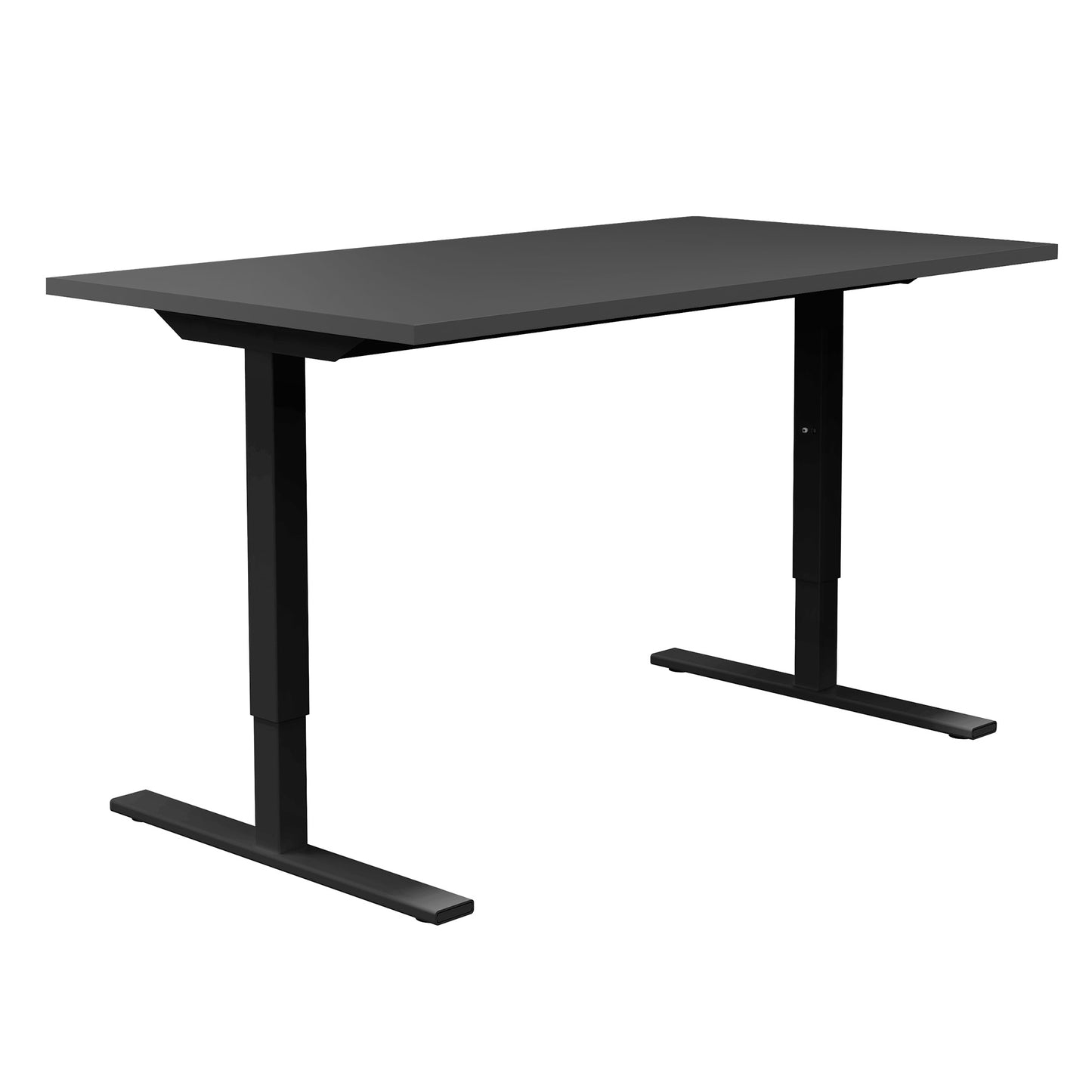 ONE H Desk | Manually height adjustable, 1600 x 700 mm, anthracite