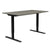 ONE H Desk | Manually height adjustable, 1600 x 700 mm, Cubanite gray