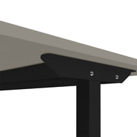 ONE H Desk | Manually height adjustable, 1600 x 700 mm, Cubanite gray