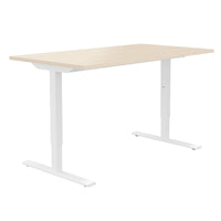 ONE H Desk | Manually height adjustable, 1600 x 700 mm, maple