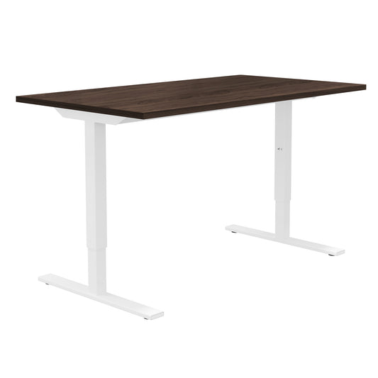 ONE H Desk | Manually height adjustable, 1600 x 700 mm, walnut