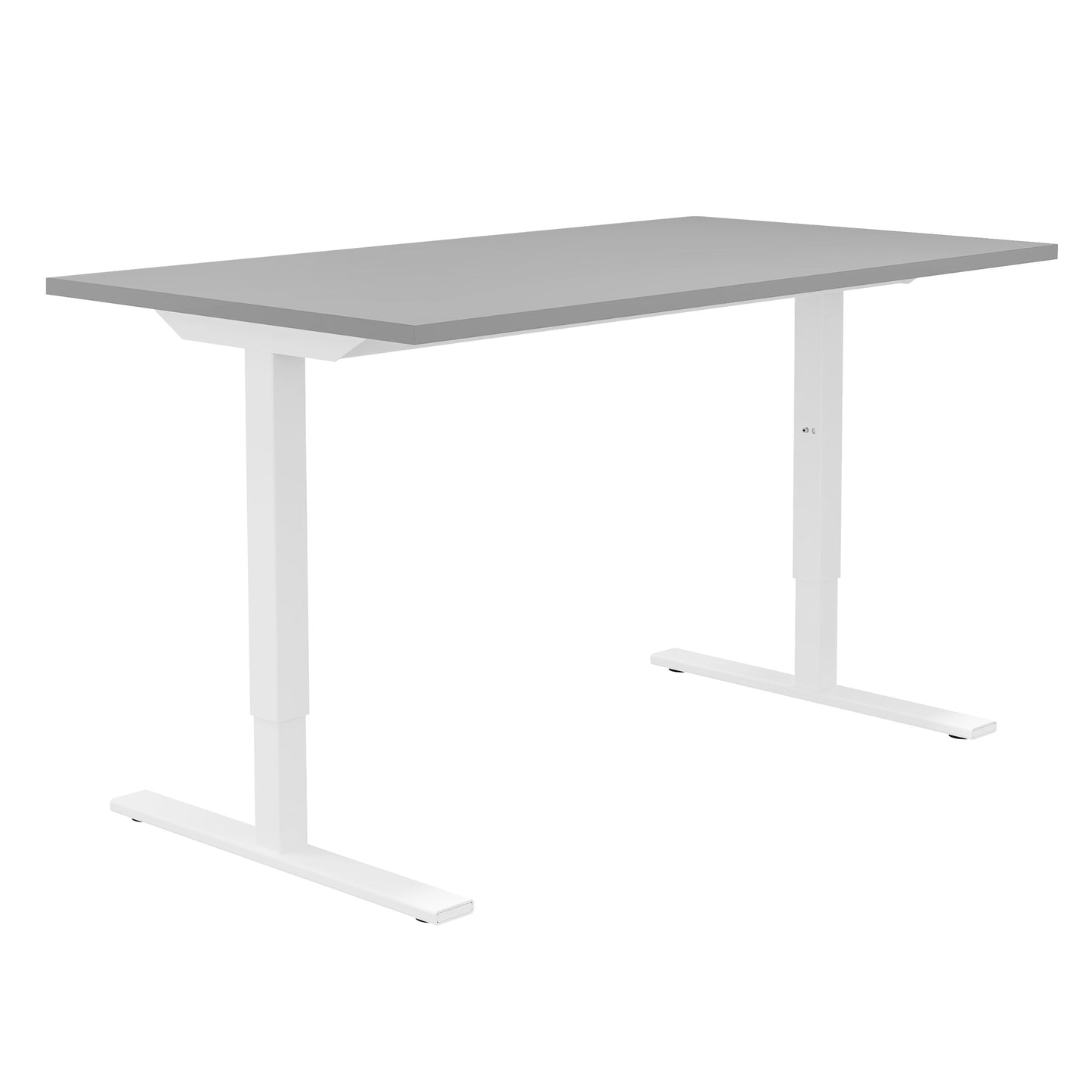 ONE H Desk | Manually height adjustable, 1600 x 700 mm, pearl gray