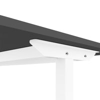 ONE H Desk | Manually height adjustable, 1600 x 700 mm, anthracite