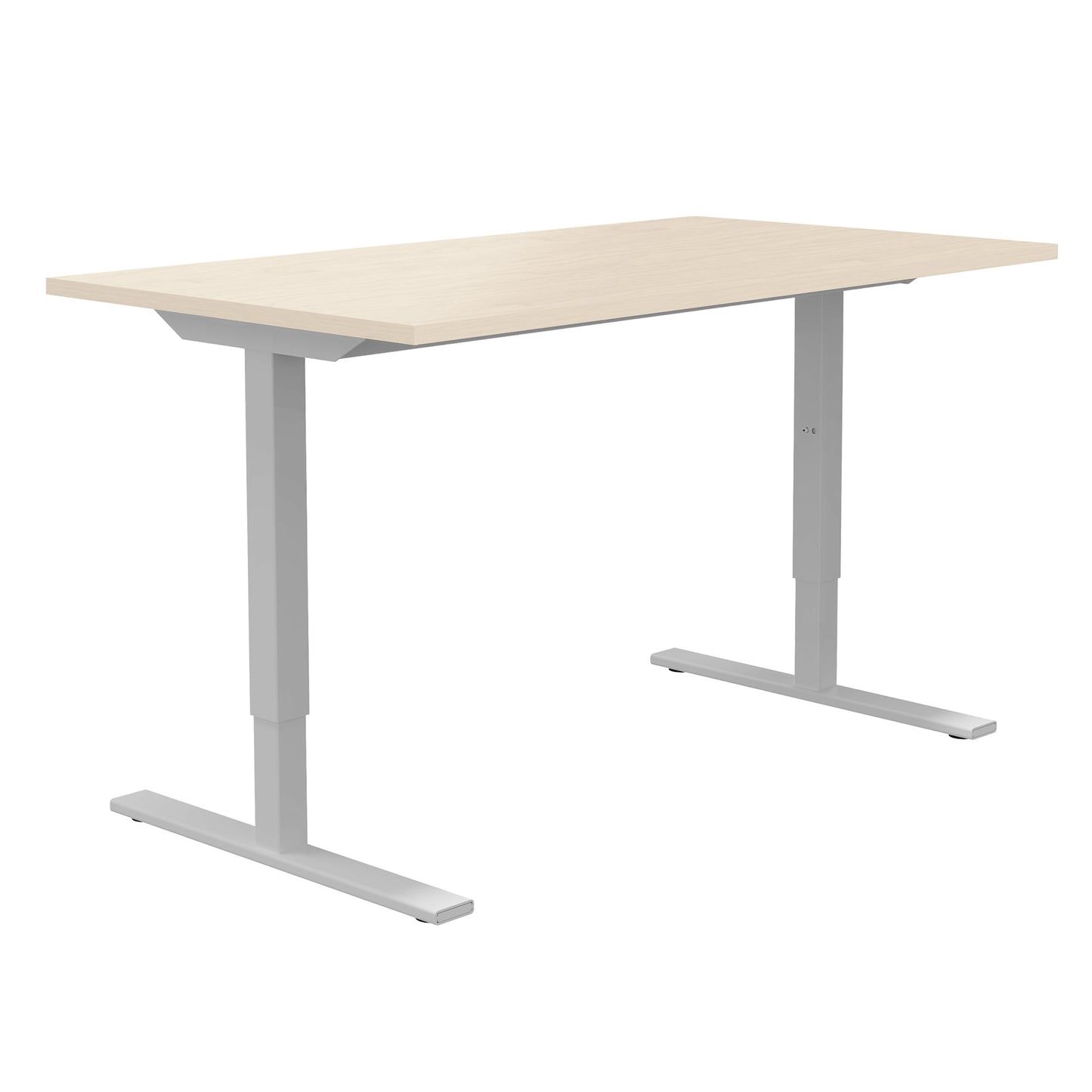 ONE H Desk | Manually height adjustable, 1600 x 700 mm, maple