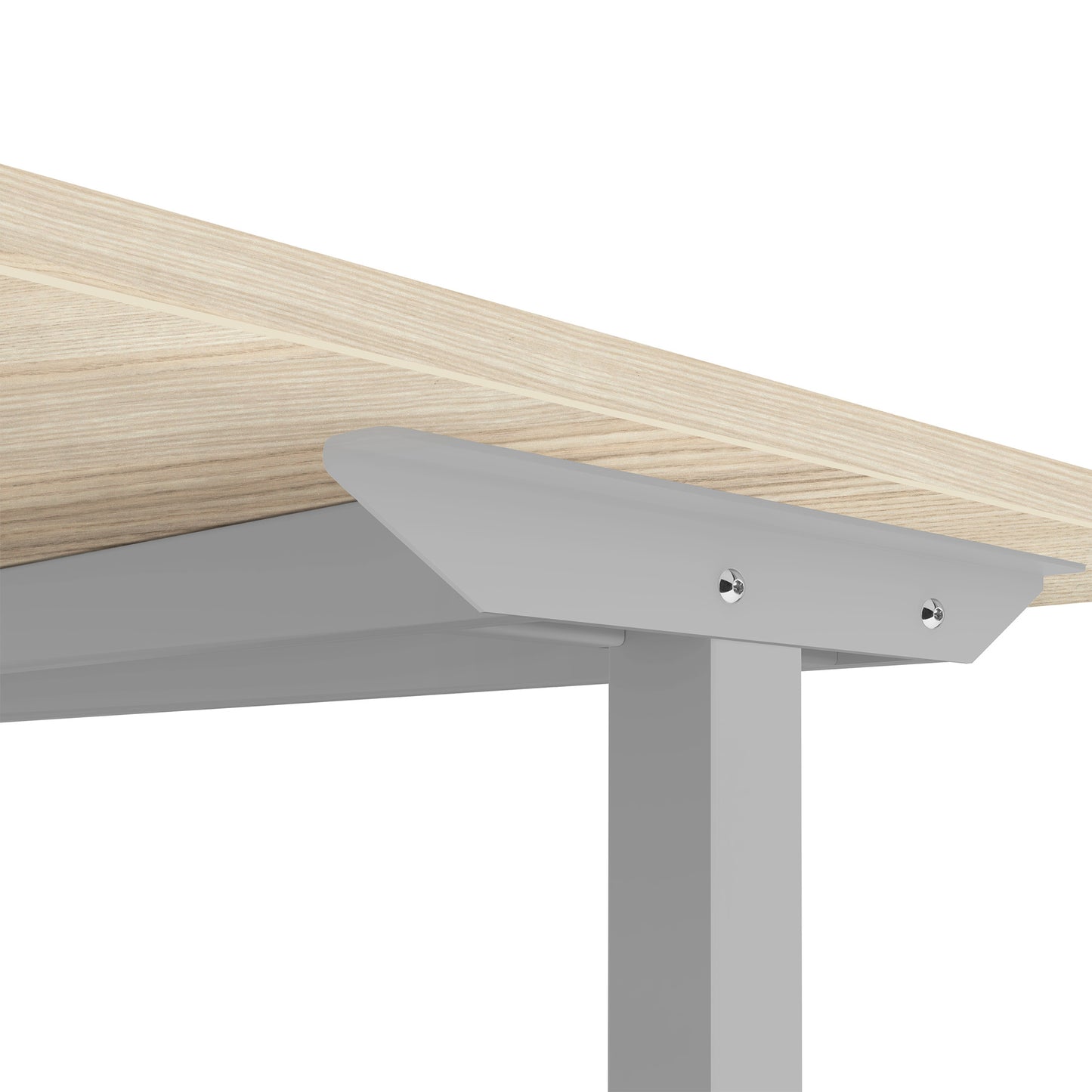 ONE H Desk | Manually height adjustable, 1600 x 800 mm, sand ash