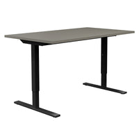 ONE H Desk | Manually height adjustable, 1600 x 800 mm, Cubanite gray