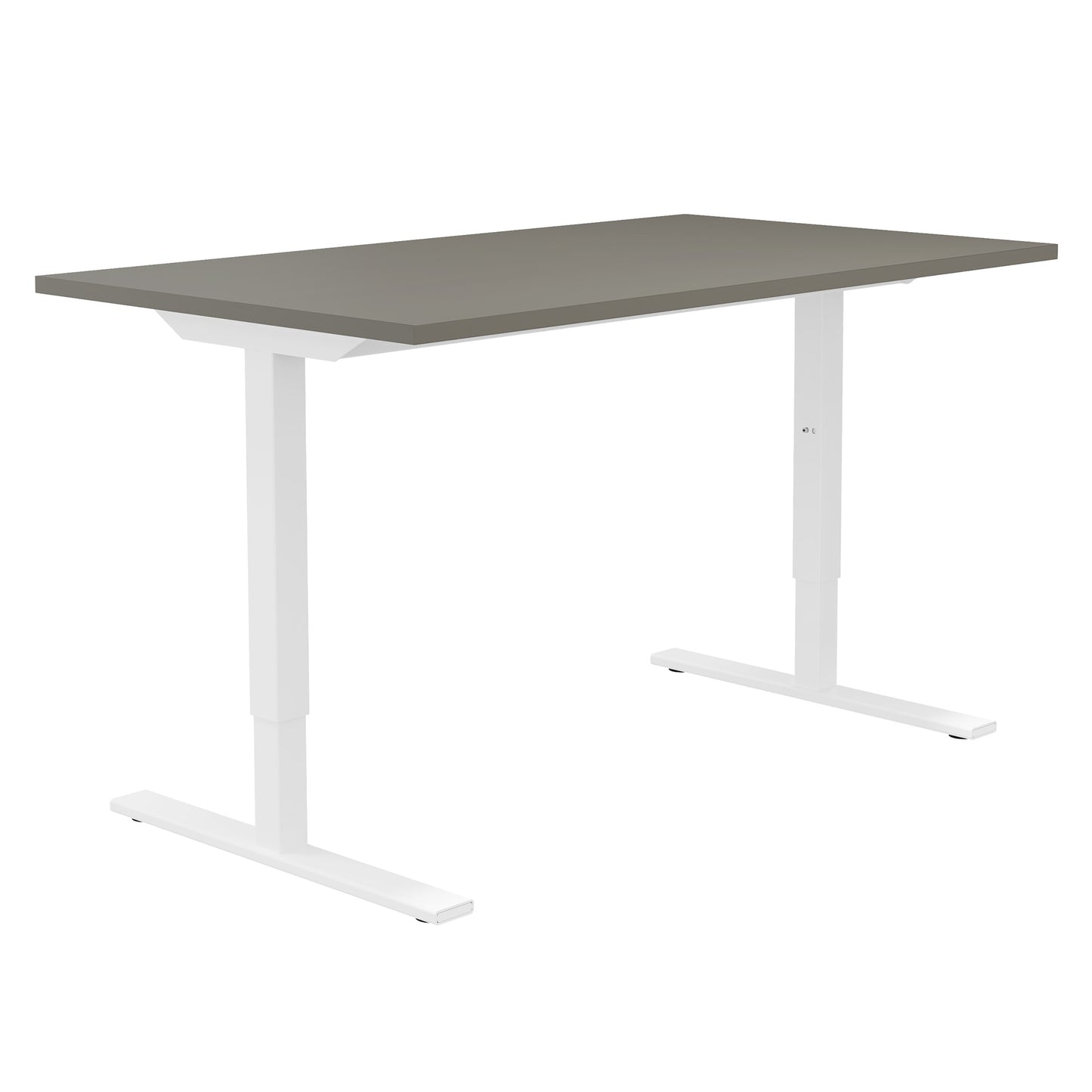 ONE H Desk | Manually height adjustable, 1600 x 800 mm, Cubanite gray