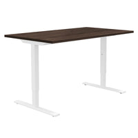 ONE H Desk | Manually height adjustable, 1600 x 800 mm, walnut