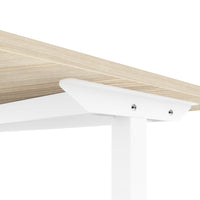 ONE H Desk | Manually height adjustable, 1600 x 800 mm, sand ash