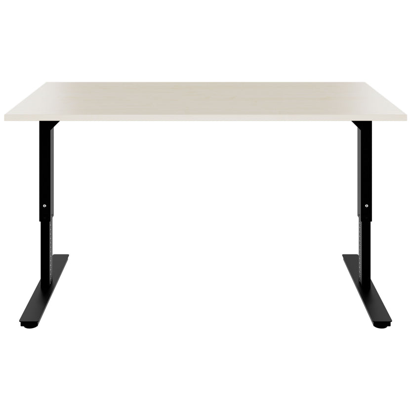 Scale Desk | 1600 - 1800 mm, hauteur manuelle réglable, érable