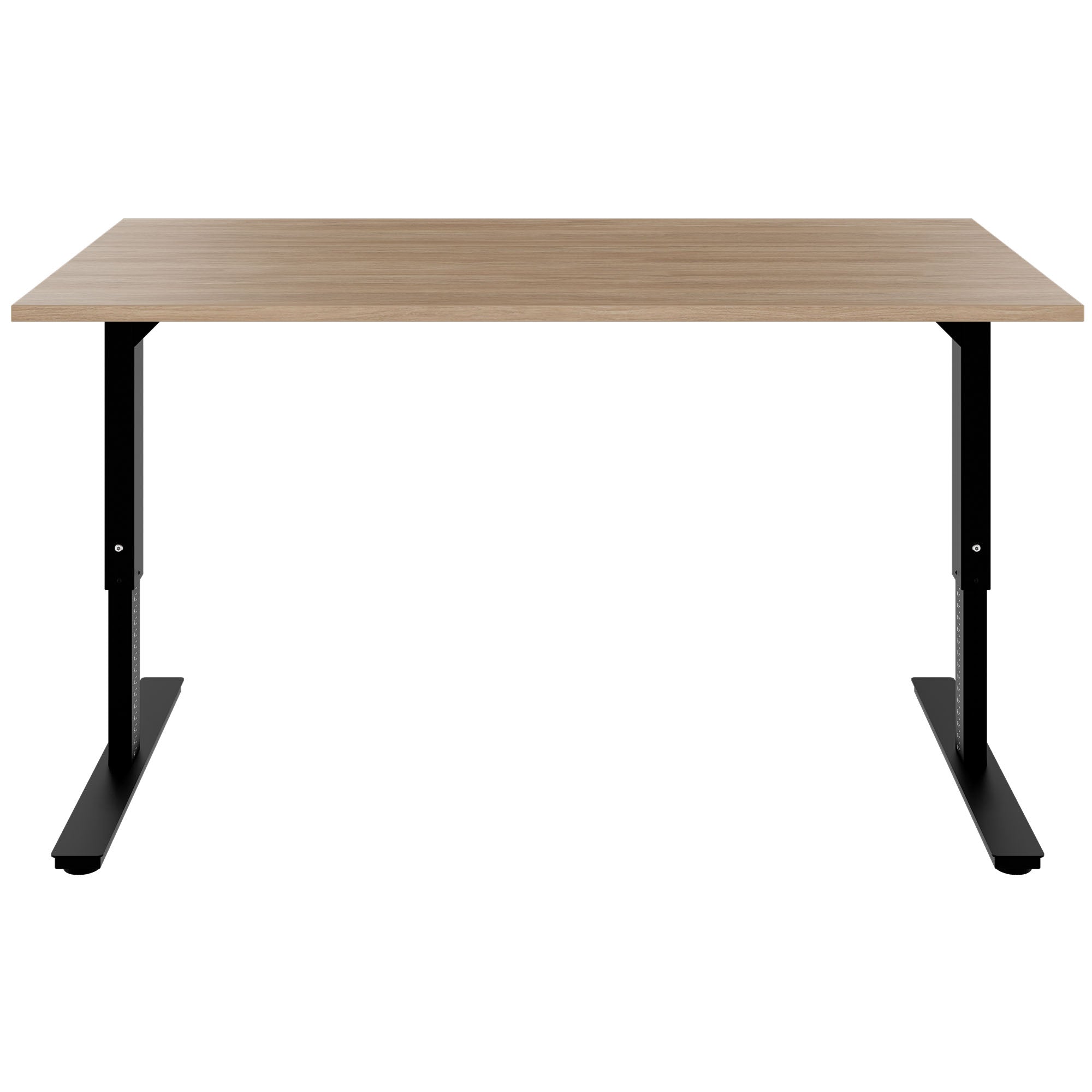 Scale Desk | 1600 - 1800 mm, réglable manuellement à hauteur, chêne ambre