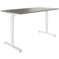 SCALE desk | 1600 - 1800 mm, manually height adjustable, Cubanite gray