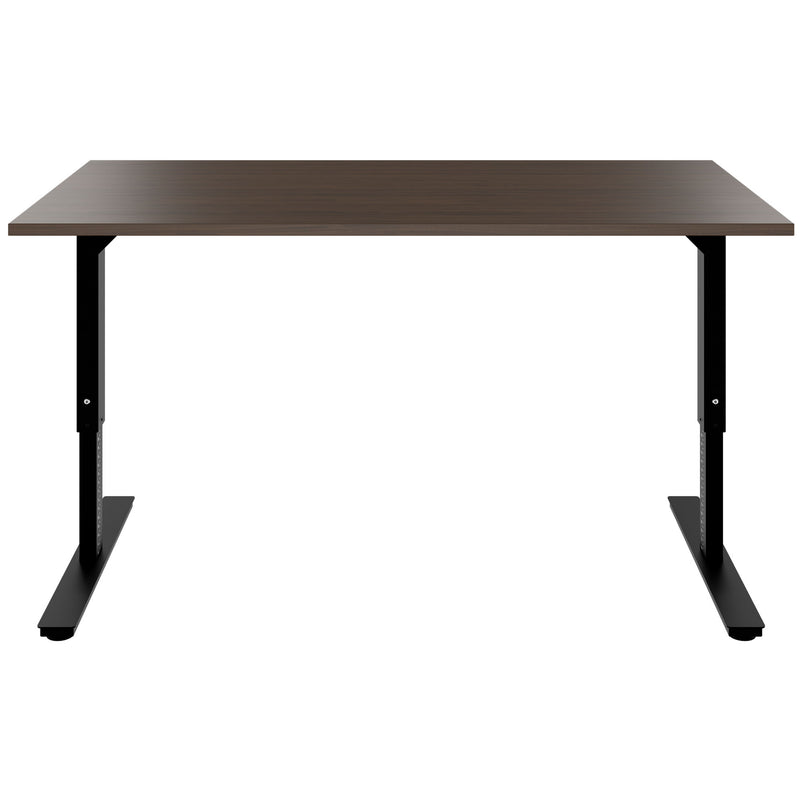 Scale Desk | 1600 - 1800 mm, réglable manuellement à hauteur, noix - 2 Main Image