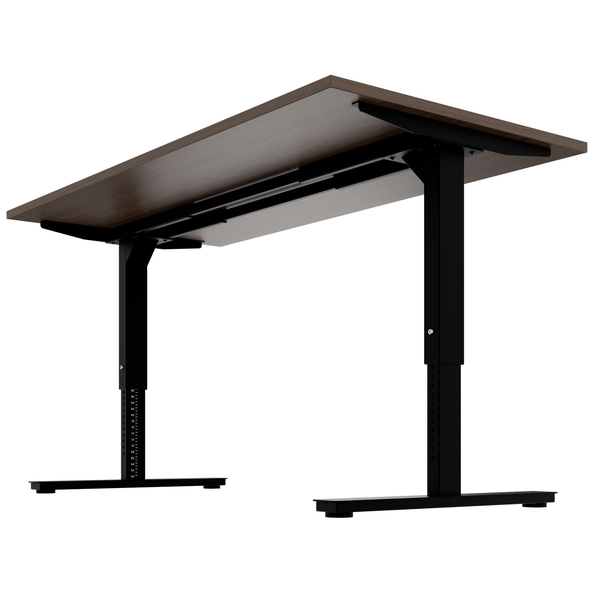 Scale Desk | 1600 - 1800 mm, réglable manuellement à hauteur, noix