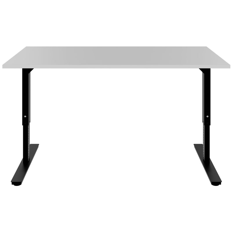 Scale Desk | 1600 - 1800 mm, réglable manuellement à hauteur, gris perlé - 2 Main Image