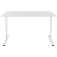 SCALE Schreibtisch | 1600 - 1800 mm, manuell höhenverstellbar, Weiß