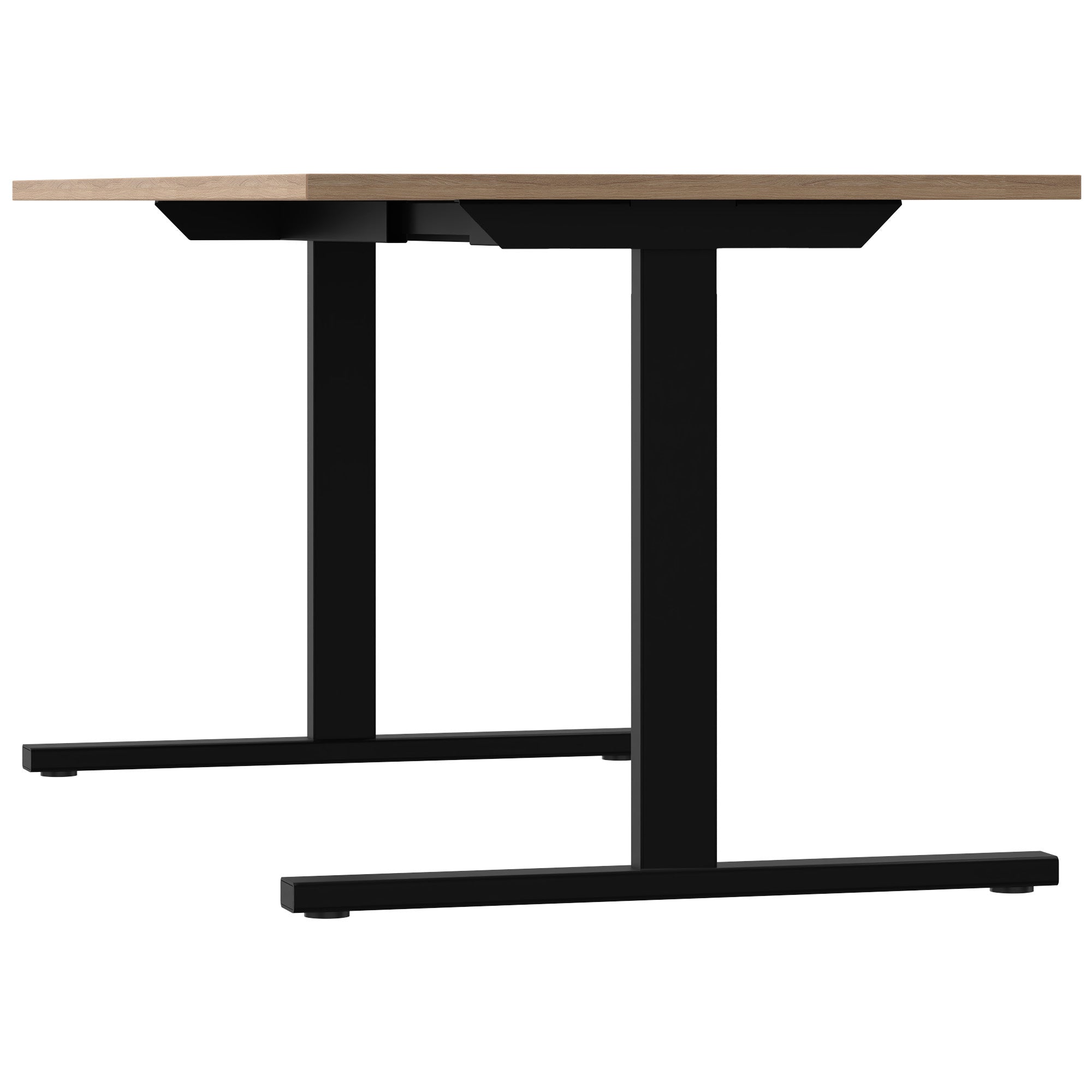 T-EASY desk | 1200 - 1800 mm, amber oak