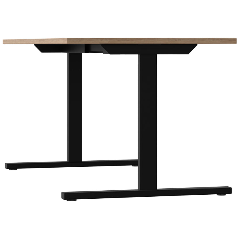 T-EASY desk | 1200 - 1800 mm, amber oak