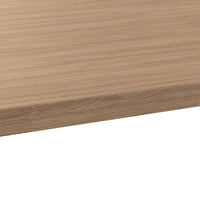 Scrivania t-easy | 1200 - 1800 mm, quercia ambra