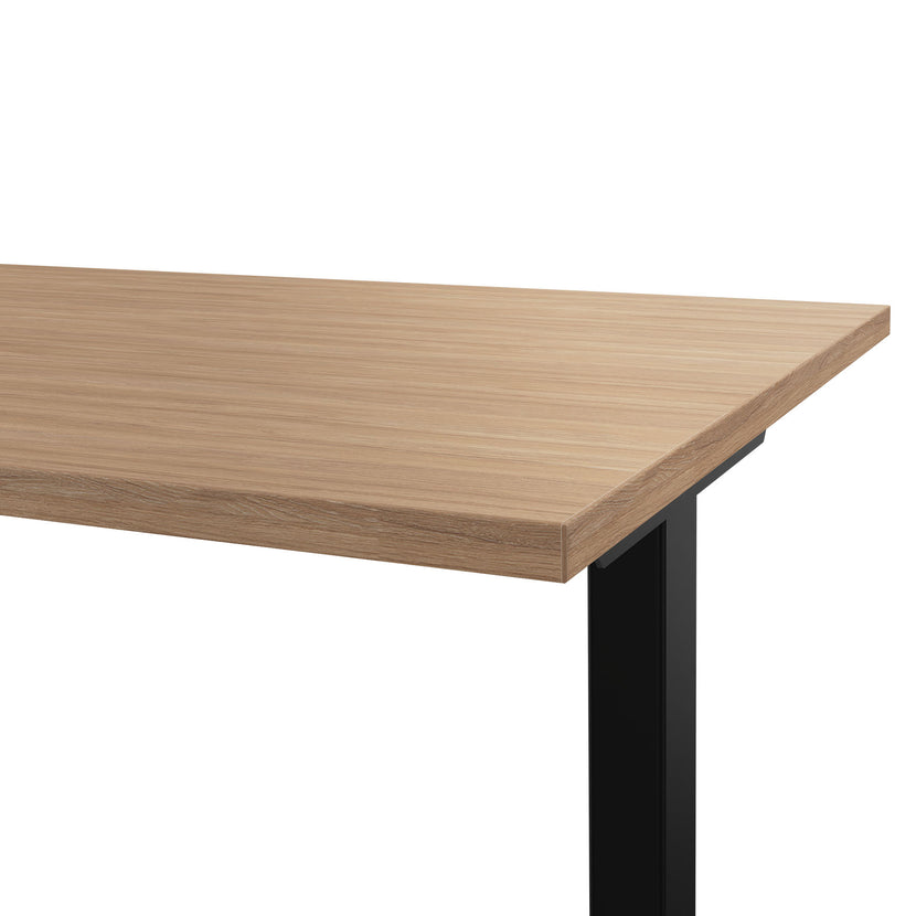 T-EASY desk | 1200 - 1800 mm, amber oak