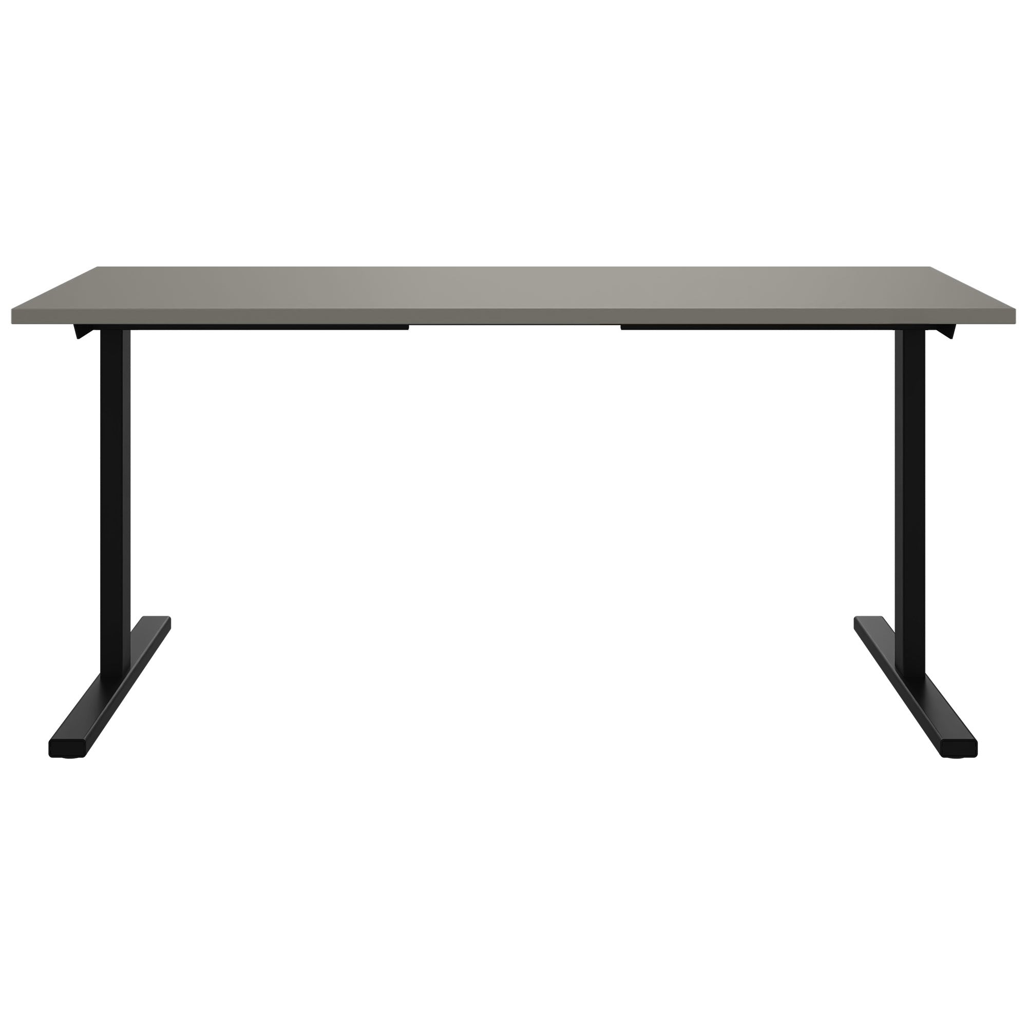 T-EASY Scrivania | 1200 - 1800 mm, cubanite grigio