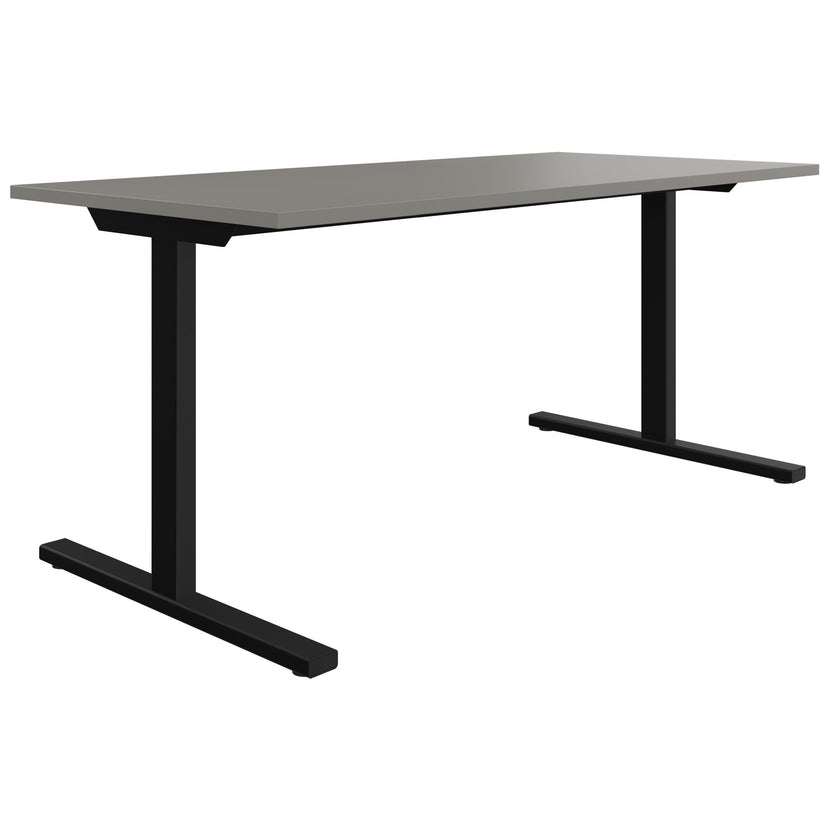 T-EASY Scrivania | 1200 - 1800 mm, cubanite grigio