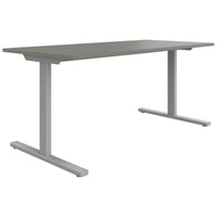 Scrivania t-easy | 1200 - 1800 mm, cubanite grigio