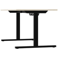 T-EASY desk | 1200 - 1800 mm, electrified, maple