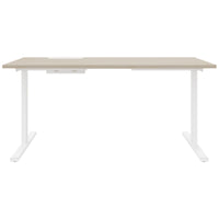 T-EASY desk | 1200 - 1800 mm, electrified, maple