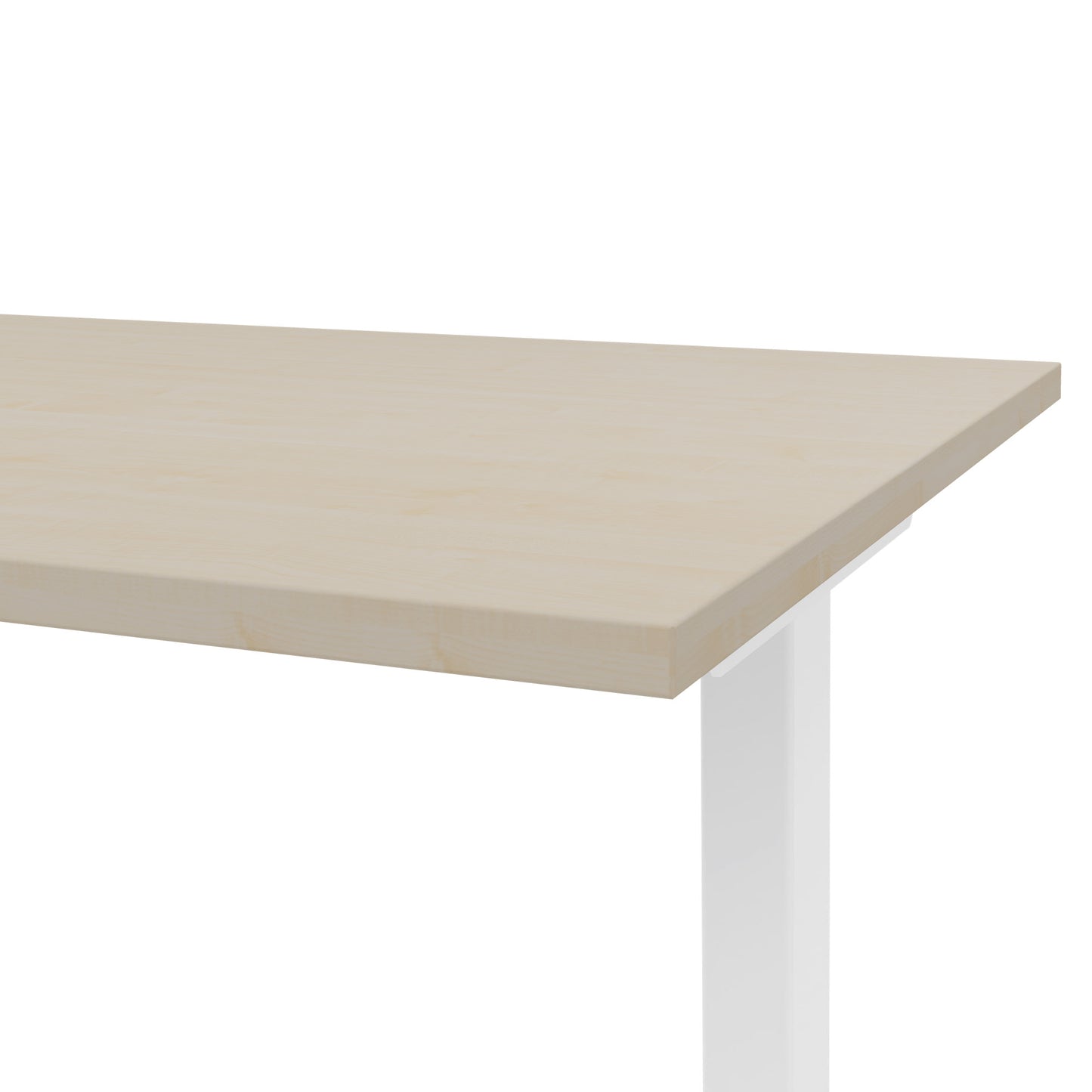 T-EASY desk | 1200 - 1800 mm, electrified, maple