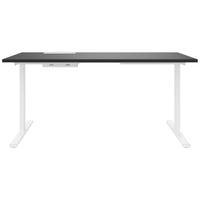 T-EASY desk | 1200 - 1800 mm, electrified, anthracite