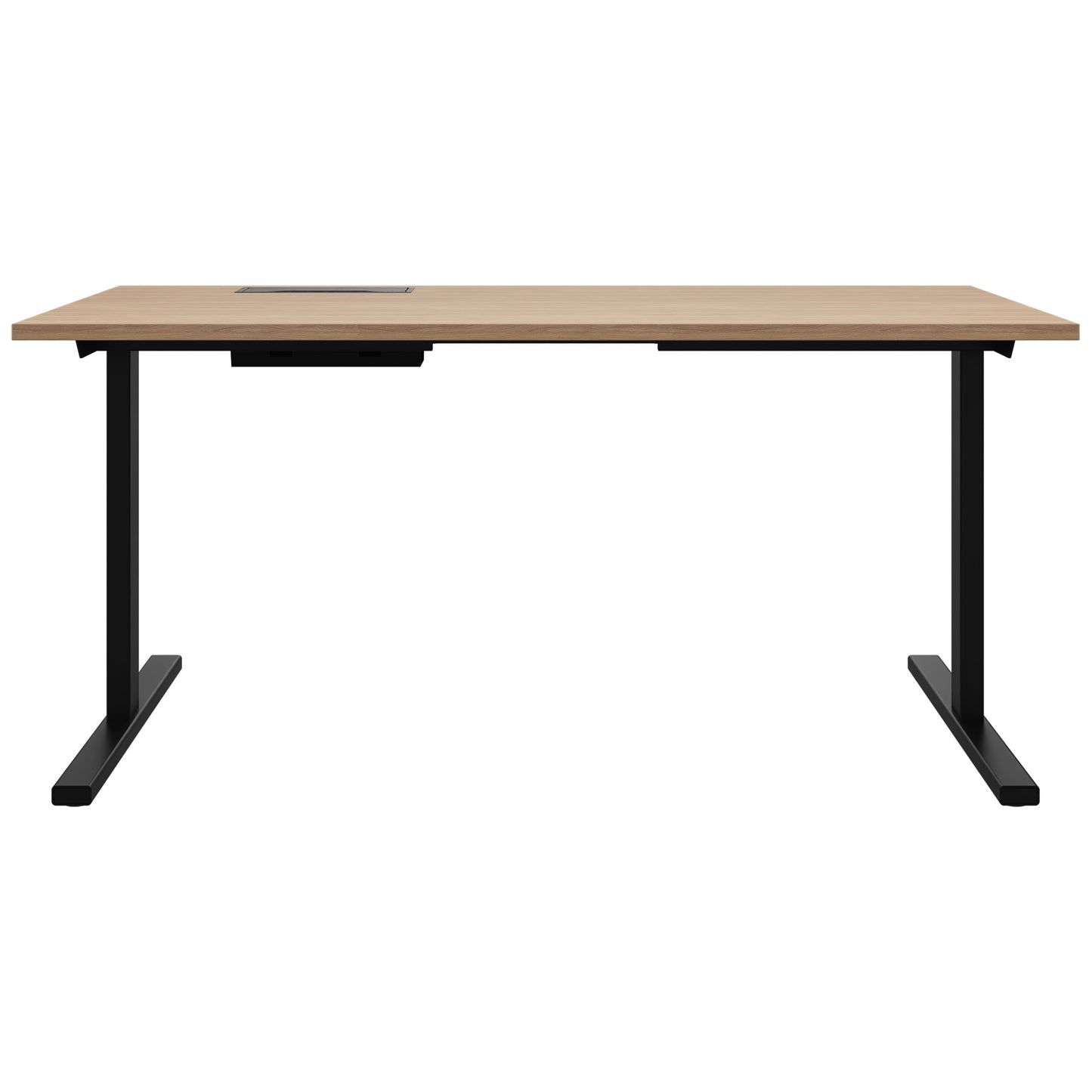 T-EASY desk | 1200 - 1800 mm, electrified, amber oak