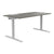 T-EASY desk | 1200 - 1800 mm, electrified, Cubanite grey