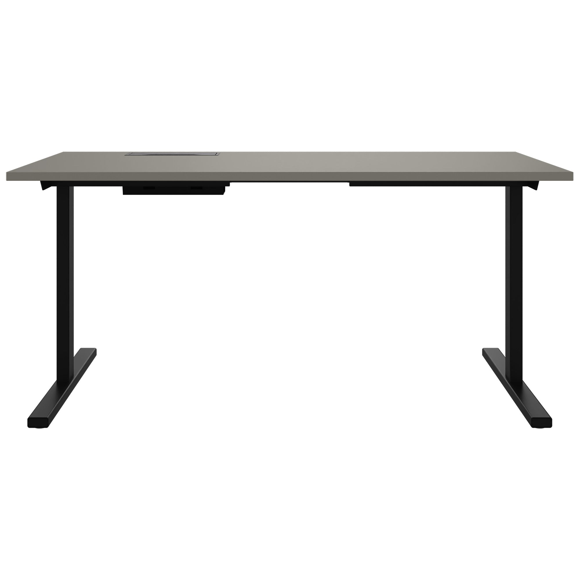 T-EASY Scrivania | 1200 - 1800 mm, grigio elettrificato, cubanite