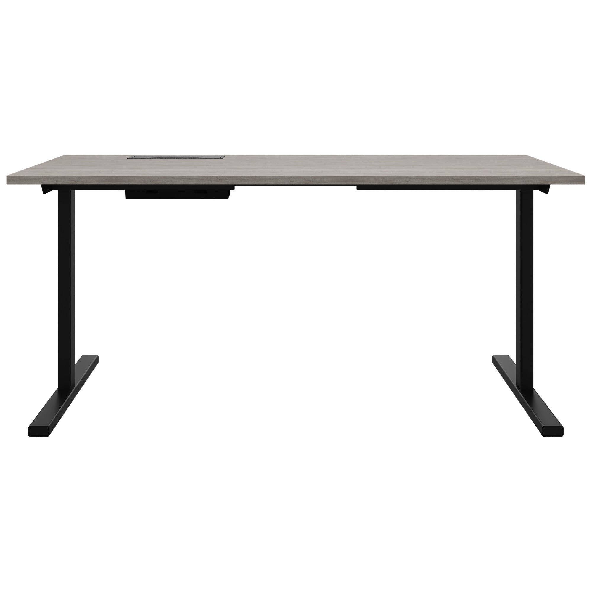 T-EASY Scrivania | 1200 - 1800 mm, elettrificato, grigio di quercia nord