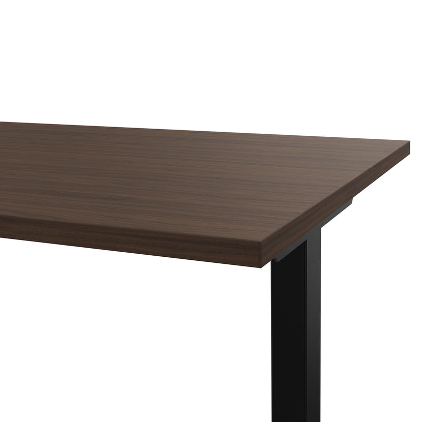T-EASY Scrivania | 1200 - 1800 mm, elettrificato, noce