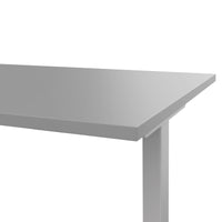 T-EASY desk | 1200 - 1800 mm, electrified, pearl grey