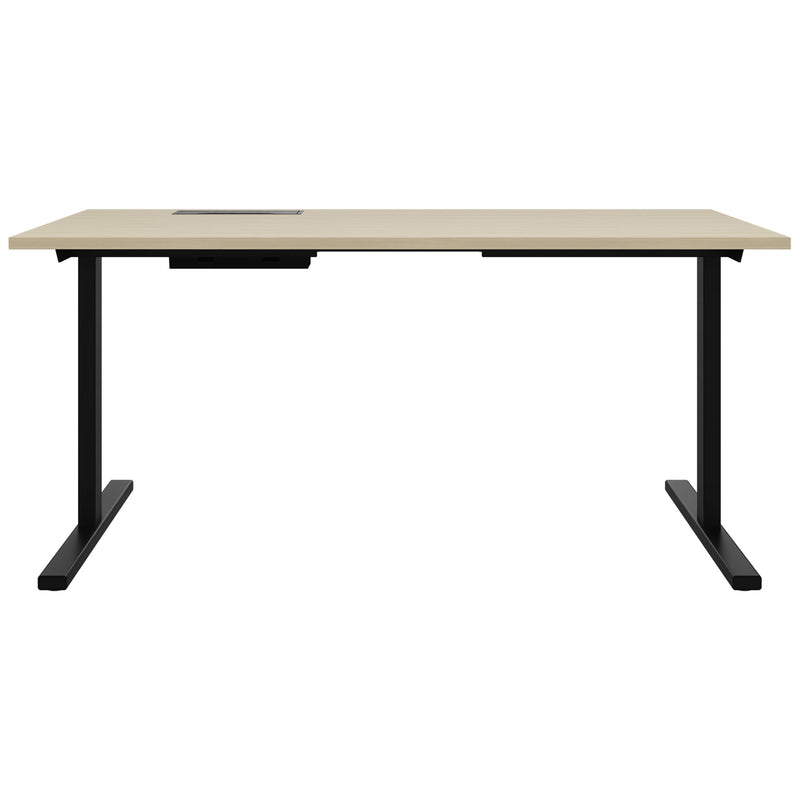 T-EASY Schreibtisch | 1200 - 1800 mm, elektrifiziert, Sandesche - 2 Main Image