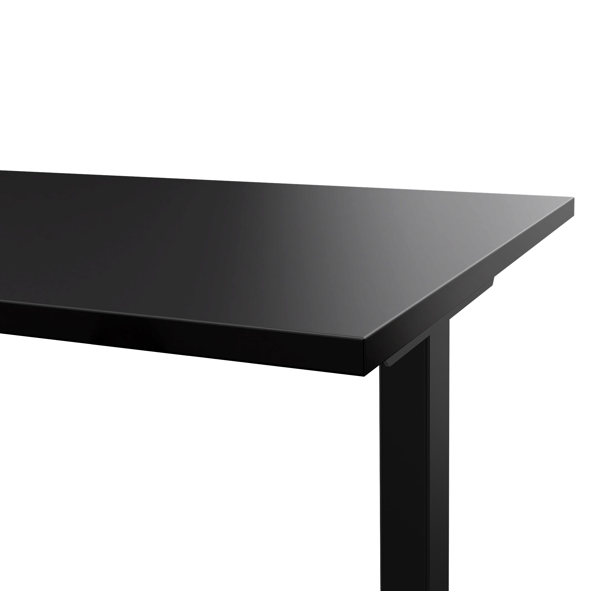 T-EASY Schreibtisch | 1200 - 1800 mm, elektrifiziert, Schwarz