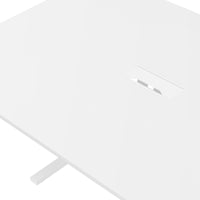 T-EASY Desk | 1200 - 1800 mm, electrified, white