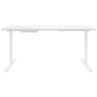 T-EASY Scrivania | 1200 - 1800 mm, elettrificato, bianco