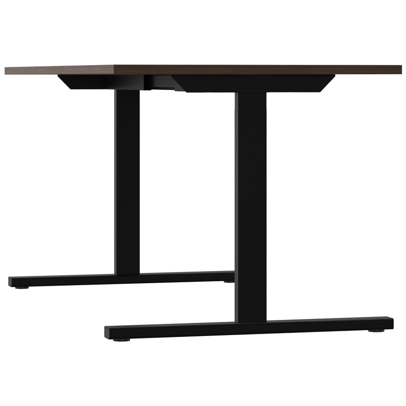 T-EASY Scrivania | 1200 - 1800 mm, noce