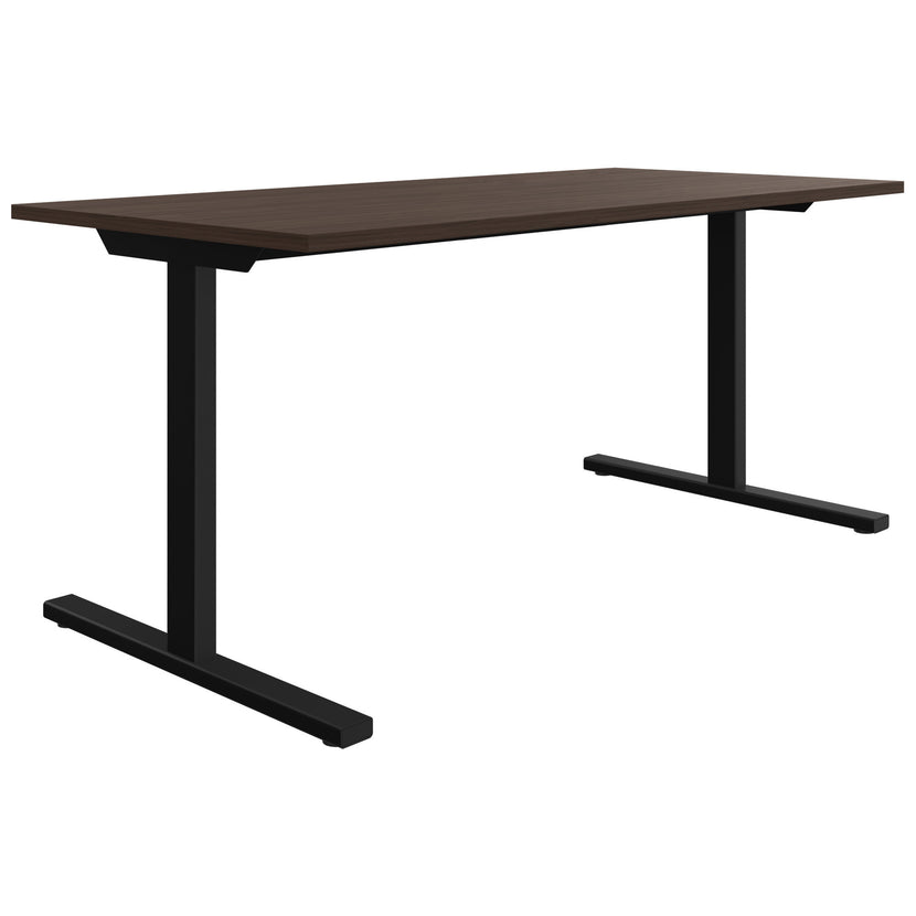 T-EASY Scrivania | 1200 - 1800 mm, noce