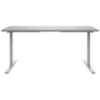 Scrivania t-easy | 1200 - 1800 mm, grigio perla