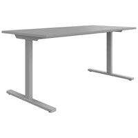 Scrivania t-easy | 1200 - 1800 mm, grigio perla