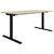 Bureau T-EASY | 1200 - 1800 mm, cendre de sable