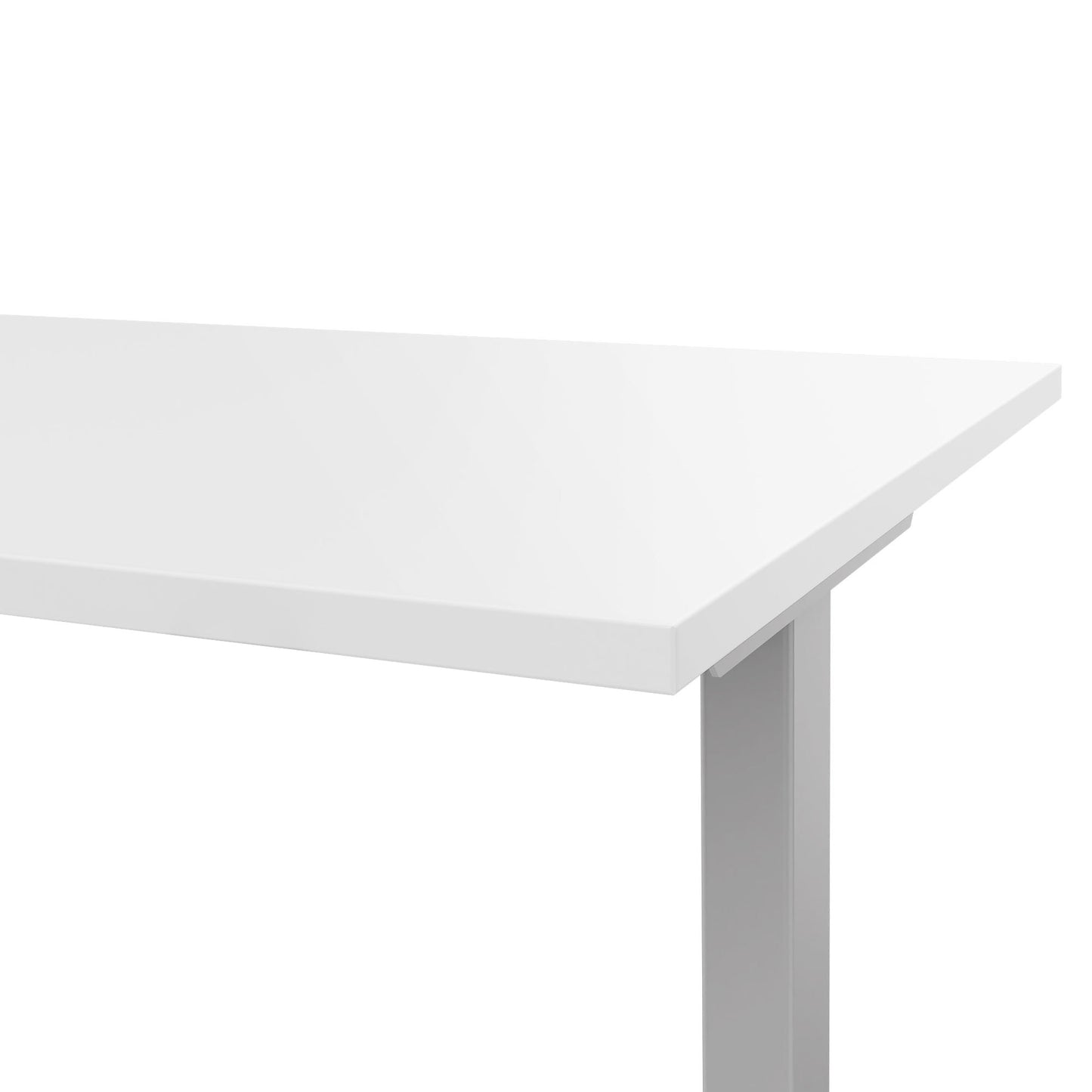 Bureau T-EASY | 1200 - 1800 mm, blanc