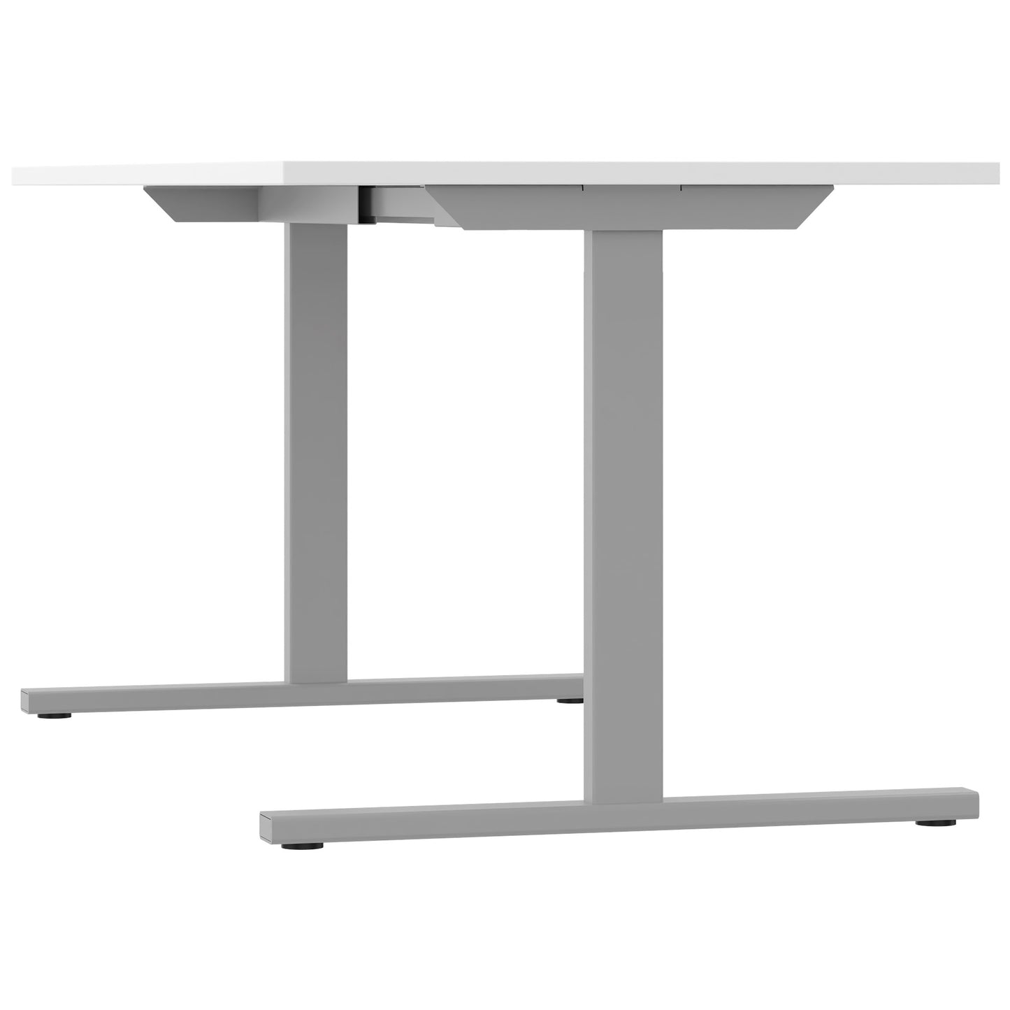 Bureau T-EASY | 1200 - 1800 mm, blanc